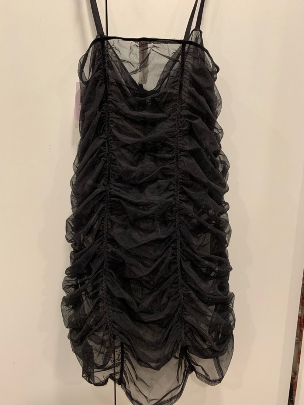 Sexy black negligee stretchy to spice up your love life